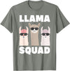 Funny Llama Gift Llama Lover Accessories & Stuff Funny Llama Design For Men Women Llama Alpaca Farm Animal T-Shirt - Olive Heather