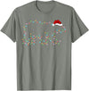 Xmas Lighting Polar Bear Christmas Gifts Polar Bear Xmas Lighting Santa Hat Polar Bear Christmas T-Shirt - Olive Heather