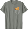 Cute Maine Coon Cat Mom Gifts T Shirts & Hoodies Funny Mens Womens Pocket Orange Maine Coon Cat Lover Owner T-Shirt - Olive
