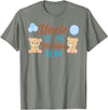 Family Birthday Bear Gifts Uncle of Birthday Boy Bear 1st Birthday Party Boy T-Shirt - Olive Heather