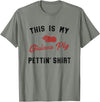 Wheek Guinea Pig Gift Apparel My Guinea Pig Pettiing Shirt Funny Pet Gift Shirt T-Shirt - Olive Heather