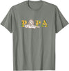 Disney The Lion King Papa Father's Day Mufasa & Simba Sketch T-Shirt - Olive Heather