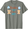 Family Baby Shower Gifts Brother Can Bearly Wait Bear Gender Neutral Boy Baby Shower T-Shirt - Olive Heather