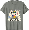 Funny Joke Silly Hamster Brain Rot Meme T-Shirt - Olive Heather