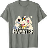 Funny Joke Silly Hamster Brain Rot Meme T-Shirt - Olive Heather