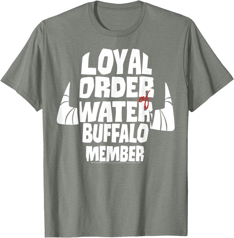 The Flintstones Loyal Order Of Water Buffalo Member T-Shirt - Olive Heather