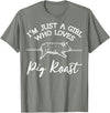 Cool Pig Roast Humor Quote Merch Pig Roast Apparel - Top Funny Roasts Lover Design T-Shirt - Olive Heather