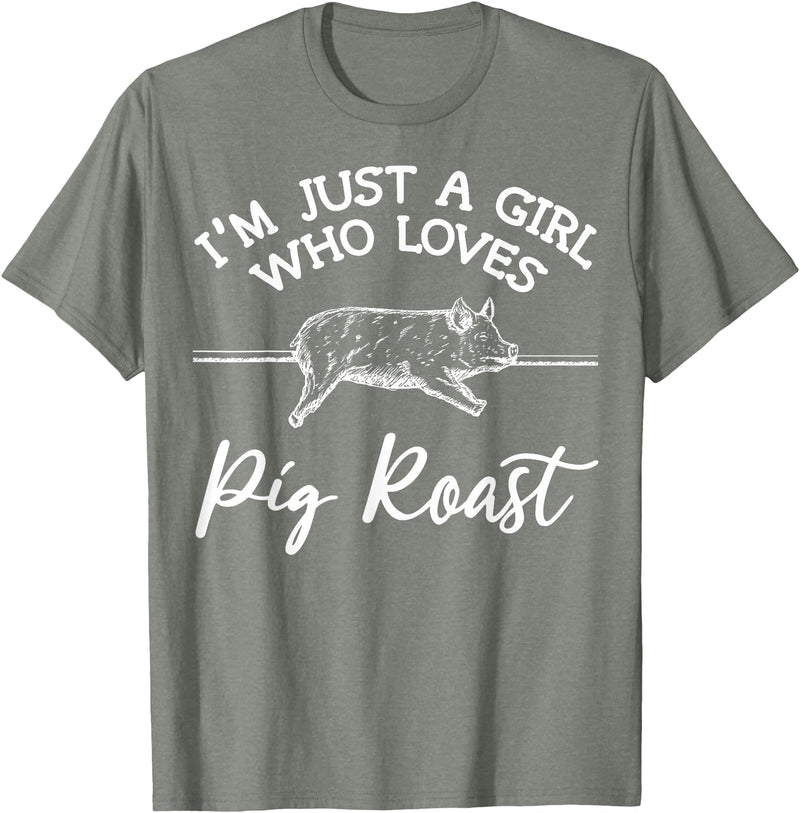 Cool Pig Roast Humor Quote Merch Pig Roast Apparel - Top Funny Roasts Lover Design T-Shirt - Olive Heather