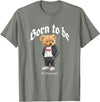 Bahaa's Tee Born To Be Different, Cool Teddy Bear Quotes Graphic Designs T-Shirt - Olive Heather