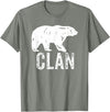 Bear Clan Founding Fathers Clothing Apparel Bear Clan Native American Pride Founding Fathers Tribe T-Shirt - Olive Heather