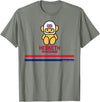 Hesketh Racing Logo World Champion Team Stripes Mascot Retro T-Shirt - Olive Heather