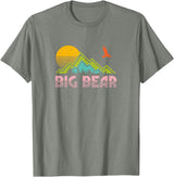 "Big Bear" Retro Sunset Mountain T-Shirt