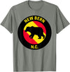 Front Street Merch Co New Bern North Carolina Bear T-Shirt - Olive Heather