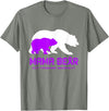 Rett Syndrome Awareness T-Shirt Mama Bear Rett Syndrome Awareness Shirt For Women Men T-Shirt - Olive Heather