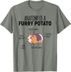 Sweet Anatomy of a Furry Potato Guinea Pig Gifts Anatomy Of A Furry Potato Guinea Pig Lover T-Shirt - Olive Heather
