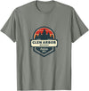 Glen Arbor, MI | Glen Lake Michigan | Sleeping Bear Dunes T-Shirt - Olive Heather