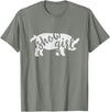 Pig Showing Gifts & Apparel Cute Show Pig Girl T-Shirt - Olive Heather
