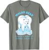 Polar Bear Tooth Tees Molar Bear - Funny Dental Polar Bear Pun T-Shirt T-Shirt - Olive Heather