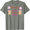 Family Birthday Bear Gifts Mommy of The Birthday for Girl Bear 1st Birthday Party Girl T-Shirt - Olive Heather
