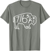 Buffalo Polish 716 716ski Dyngus Day Buffalo NY Polish T-Shirt - Olive Heather