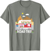Peppa Pig Visits America Road Trip V2 T-Shirt - Olive Heather