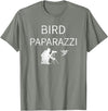 Birdwatching | Bird Photographer Gifts Unisex-Adults Black Short Sleeve T-Shirt Small Bird Photography T-Shirt - Olive Heather