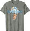 Beary 1st Birthday Boy Teddy Bear Matching Apparel Brother Teddy Bear 1st Birthday Boy Family Matching T-Shirt - Olive Heather