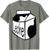 Clever Witty Milk Designs Leche Spanish Milk Carton Dairy Lover T-Shirt - Olive Heather