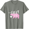 Grandma-Bear Tees Mother's Day Gigi Bear For Your Mom and Grandma Christmas T-Shirt - Olive Heather