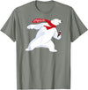 Coca-Cola Christmas Polar Bear T-Shirt - Olive Heather