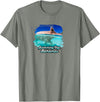 Swimming Pigs of Bahama Beach Swimming Pigs - Bahamas T-Shirt - Olive Heather