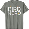 EpicWear Bird Nerd Bird Watcher Watching tshirt T-Shirt - Olive Heather