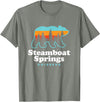 Steamboat Springs Colorado Bear T-Shirt - Olive Heather