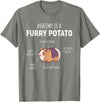 Sweet Anatomy of a Furry Potato Guinea Pig Gifts Anatomy of A Furry Potato Guinea Pig Lover Gift T-Shirt Small - Olive Heather