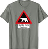 Svalbard T-Shirt Co. Svalbard T Shirt Polar Bear Sign Gjelder hele Norway T-Shirt T-Shirt - Olive Heather
