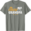 Pig Show Grandpa Father's Day Pig Show Grandpa Pig Show Grandfather T-Shirt - Olive Heather