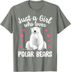 Polar Bear Gift Polar Bear Accessories & Stuff Best Polar Bear Design For Men Women Arctic Polar Bear Lover T-Shirt - Olive Heather