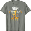 Giraffe Baby Shower Party Ideas For Mom Mom To Be Giraffe Baby Shower Cute T-Shirt - Olive Heather