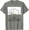 Sleeping & Napping Shirt Gifts For Nap Lovers Favorite Sleepshirt, Napping Polar Bear Pajama T-Shirt - Olive Heather