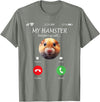 Funny Hamster Meme T-Shirt - Olive Heather
