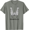 Pushmi-Pullyu Llama Funny Alpaca Llama Style, Pushmi-Pullyu Yoga T-Shirt - Olive Heather