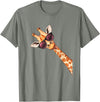 ÄGiräffeCo. Funny Giraffe Sunglasses T-Shirt - Olive Heather