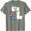 VepaDesigns Cinco De Mayo Shirt Mexican Gift Llama Id Hit That Pinata Mexican Funny Cinco de Mayo Gift T-Shirt - Olive Heather