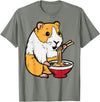 Guinea Pig Shirts For Men Women Kids Gift Guinea Pig Ramen Kawaii Cavy Anime Japanese Men Kids Women T-Shirt - Olive Heather