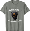Z Generation TEES Funny Bear Excuse Me Your Birdfeeder Is Broken T-Shirt - Olive Heather