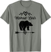 Homewise Shopper Memaw Memaw Bear Grandmother T-Shirt - Olive Heather
