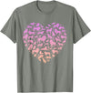 Girls Lion Design Silhouette Lions Design for Lion Lover | Girls Lion T-Shirt - Olive Heather