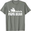 Papa Bear 5 Kids TShirt Papa Bear 5 Cubs Shirt Papa Bear 5 Cubs Shirt Daddy Bear 5 Kids TShirt Papa 5 Kids T-Shirt - Olive Heather