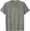 Funny Polar Bear Hockey Player Fans Ice Lover Funny Polar Bear Playing Ice Hockey Sports Lover Player T-Shirt - Olive Heather