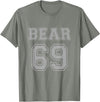 BearWoof Cool Gay Bear Pride Bear 69 T-Shirt - Olive Heather